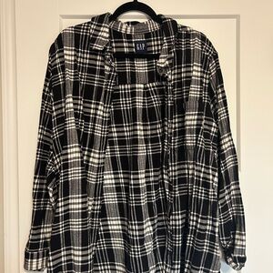 GAP Women's Monochrome Checkered Coat